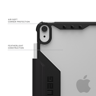UAG Plyo LT iPad Air 11" (M2, 6th Gen, 2024) Folio Case iPad Air 11" (M2, 6th Gen, 2024) in Ice/Black