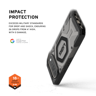 UAG Pathfinder Clear Pixel 11 Pro Case Pixel 11 Pro in Ash/Black