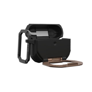 UAG Monarch Case with Built-in Phone Stand for AirPods Pro (3rd Gen, 2025) AirPods Pro (3rd Gen) in Black/Aged Bronze