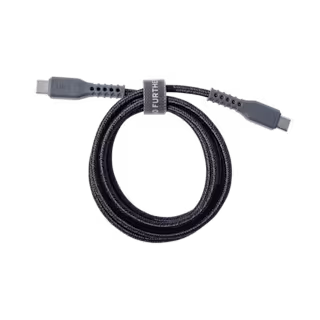 UAG 30W 2-Port Wall Charger with Two 6ft Cables Bundle Power Cable case in Black detail view