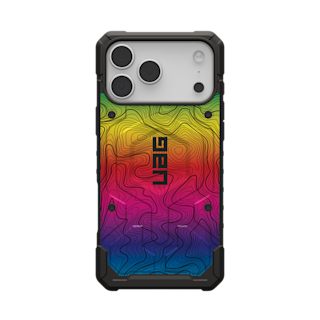 UAG Pathfinder Case With MagSafe For Apple iPhone - Rainbow Topography 2 iPhone 17 Pro Max in iPhone 17 Pro Max
