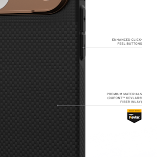 UAG Fibr Armr iPhone 17 Pro Max Case iPhone 17 Pro Max in Kevlar Graphite/Bronze