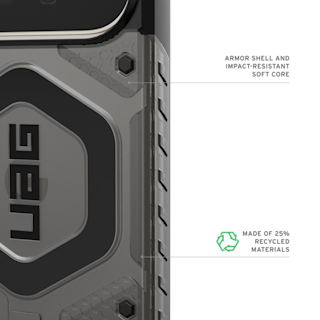 UAG Pathfinder Clear Pixel 11 Case Pixel 11 in Ash/Black