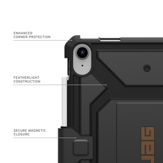 UAG Metropolis SE iPad 11" (A16) (11th Gen, 2025) Folio Case iPad 11" (A16) (11th Gen, 2025) in Black/Bronze