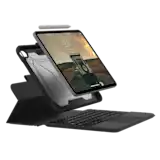 Robuste abnehmbare Bluetooth-Tastatur mit Trackpad & beleuchteten Tasten für iPad 11" (A16) (11. Gen, 2025) Hülle
