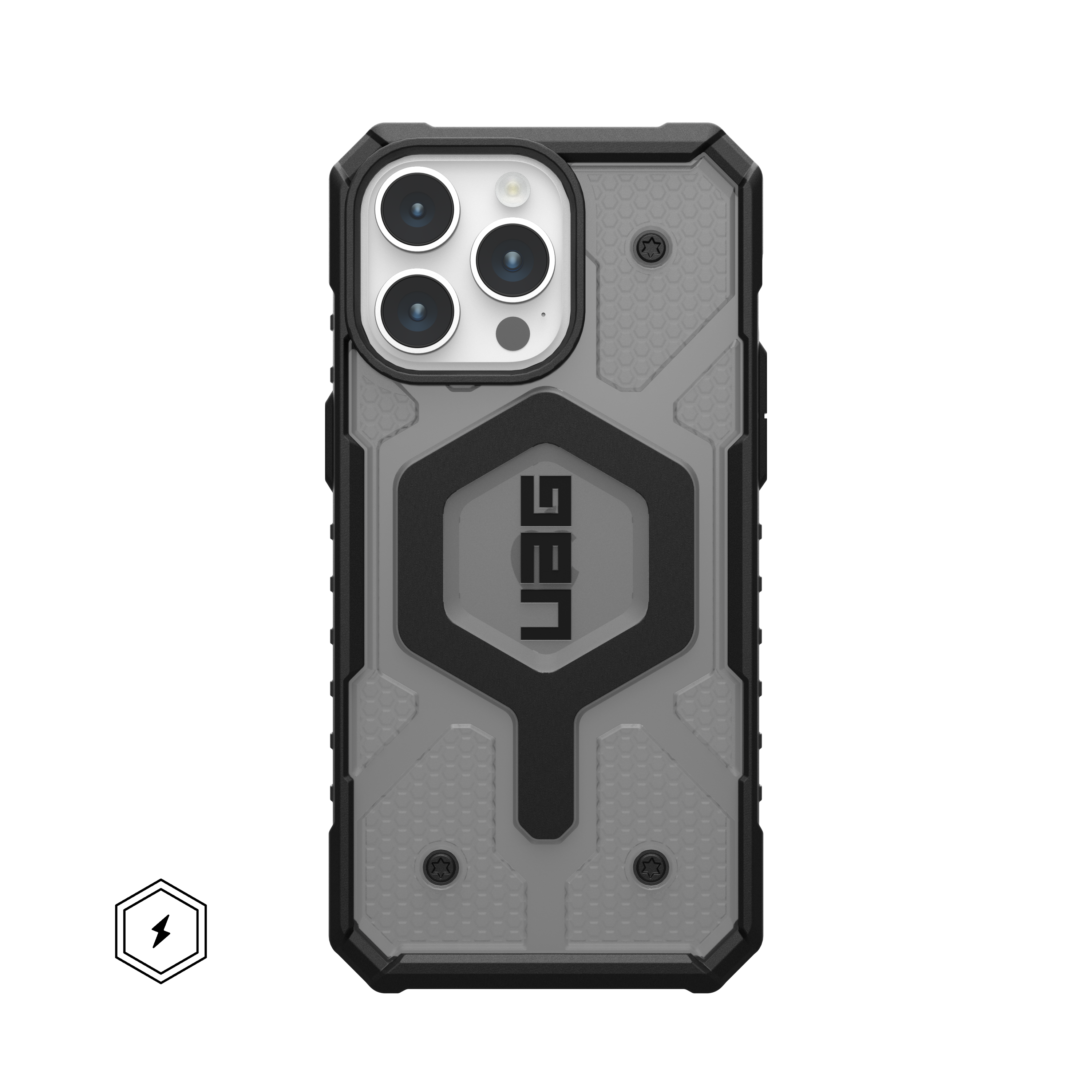 Funda UAG Pathfinder para iPhone 15 Pro Max transparente MagSafe