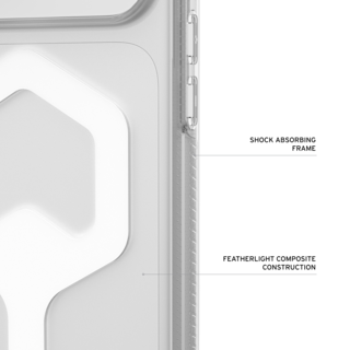 UAG Plyo iPhone 18 Pro Max Case iPhone 18 Pro Max in Ice/White detail view