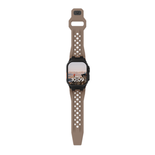 UAG Monarch Strap for Apple Watch Ultra 3, Ultra 2, Ultra Apple Watch Ultra 3/Ultra 2/Ultra case in Dark Earth/Black Titanium