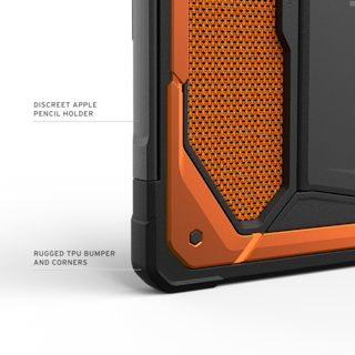 UAG Monarch iPad Air 13" (M2, 1st Gen, 2024) Case iPad Air 13" (M2, 1st Gen, 2024) in Monarch / Kevlar Burnt Orange
