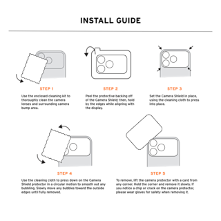 UAG Camera Shield for iPhone 18 Pro iPhone 18 Pro case in Carbon Fiber/Black detail view