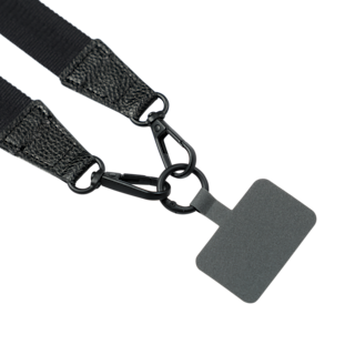 UAG Scout Crossbody Lanyard Crossbody Lanyard case in Black/Synth detail view