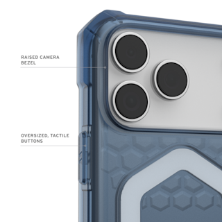 UAG Essential Armor iPhone 18/17 Pro Max Case iPhone 18 Pro Max in Cloud Blue detail view