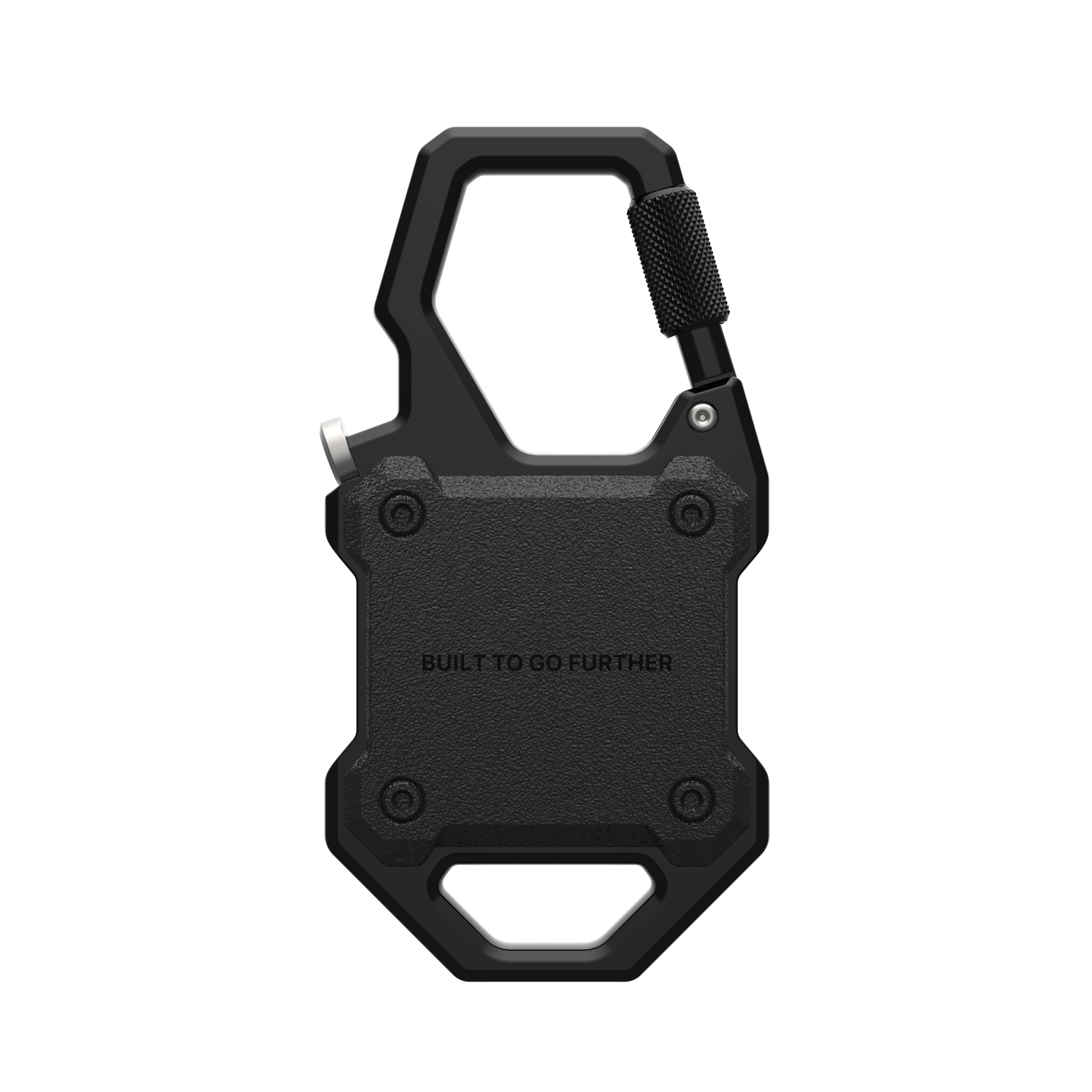 UAG AirTagケース ツイストロック式 カラビナ付き 360°保護 キーリング