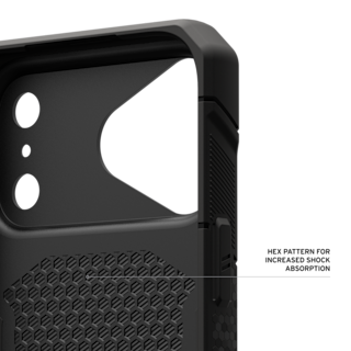 UAG Monarch Pro Kevlar iPhone 18 Pro Max Case iPhone 18 Pro Max in Kevlar® Black detail view