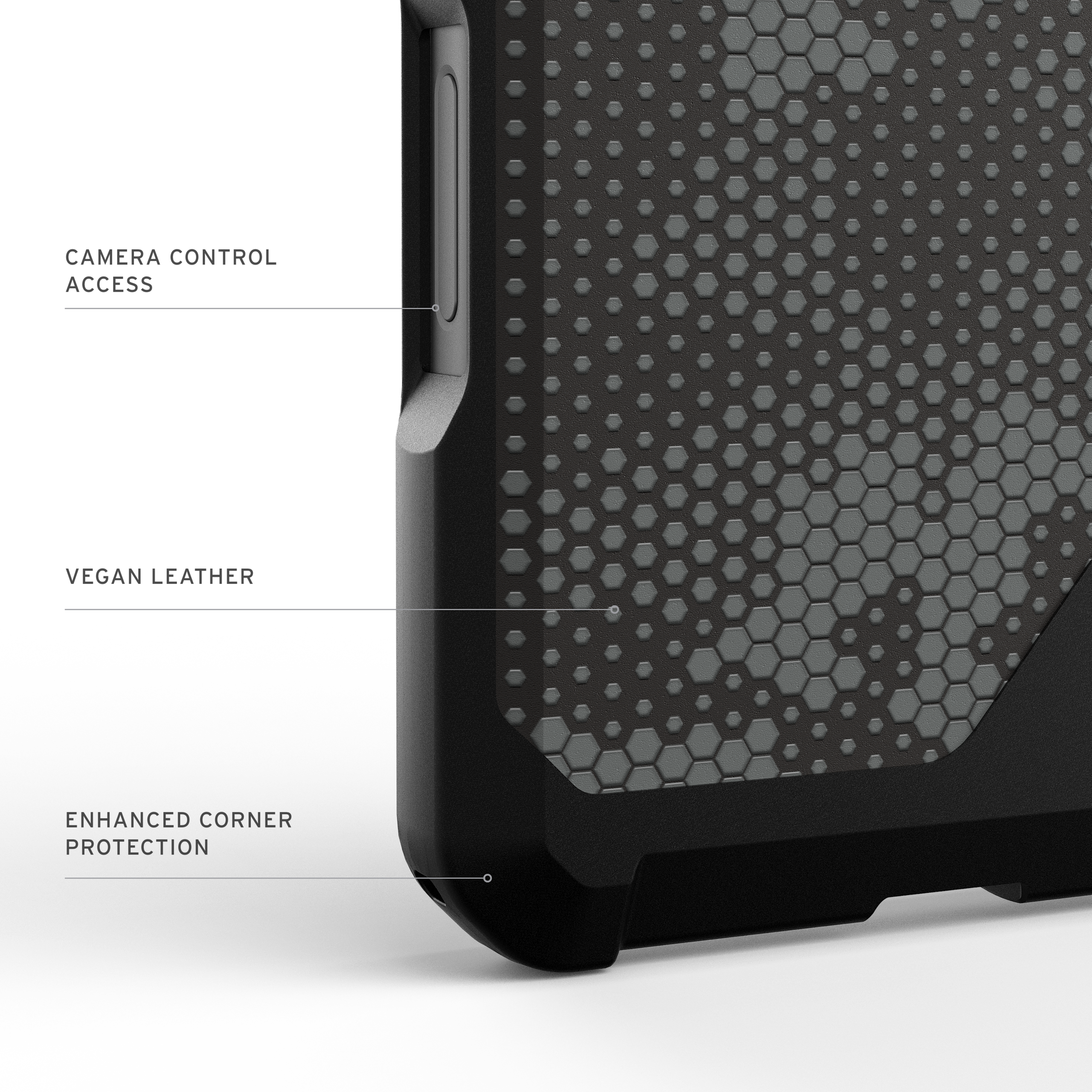 UAG iPhone 18/17 Pro Max Case with Vegan Leather, Rugged TPU Frame