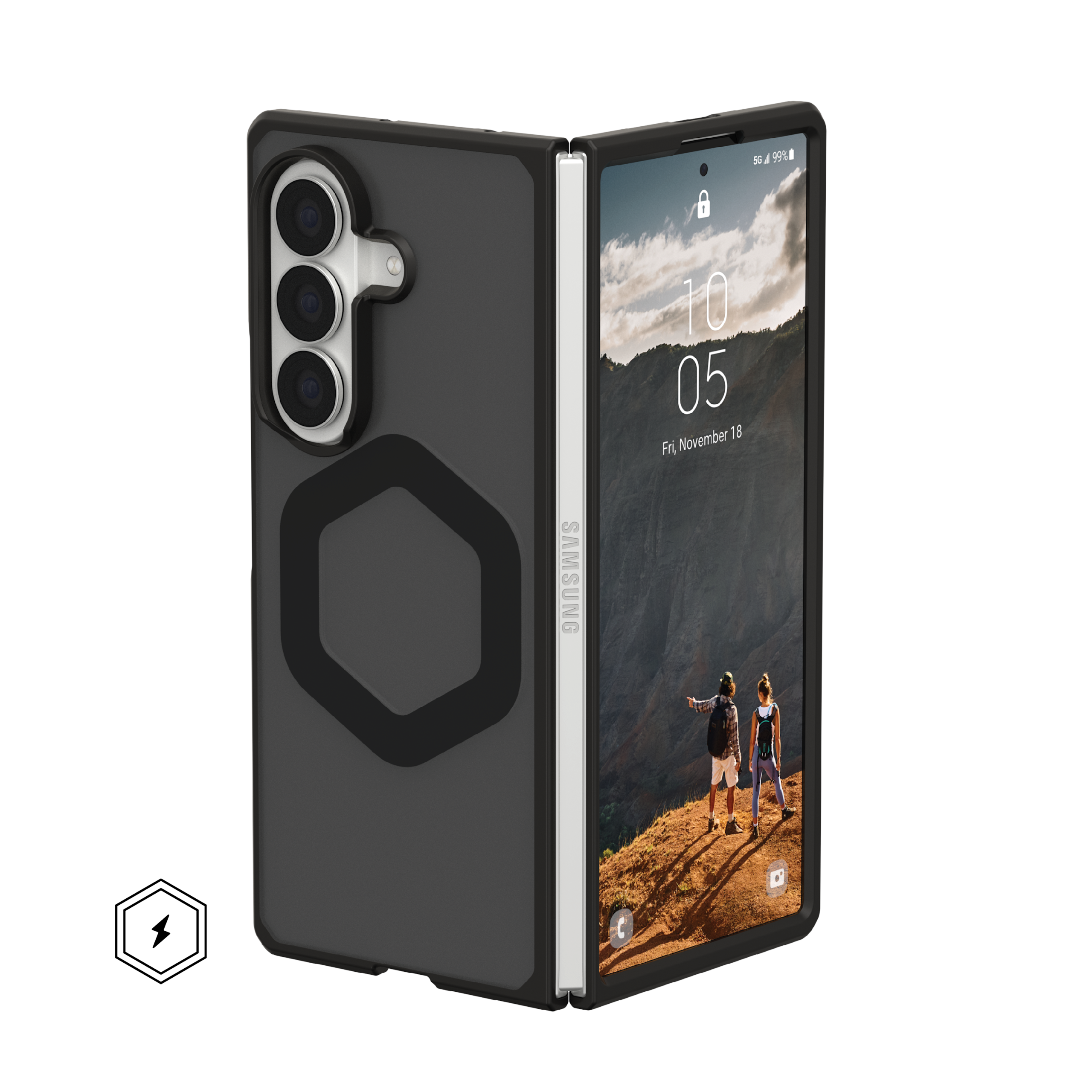 ゆーもあ　ウルトラサン UAG Mouve Galaxy Z Fold8 Ultra Case MagSafe Compatible Military