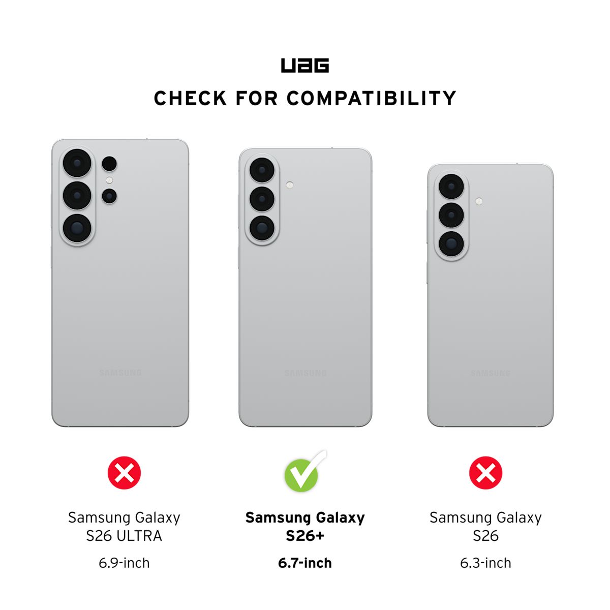 Samsung Galaxy S26+ Plus Case Clear Magnetic Charging Plyo | Urban