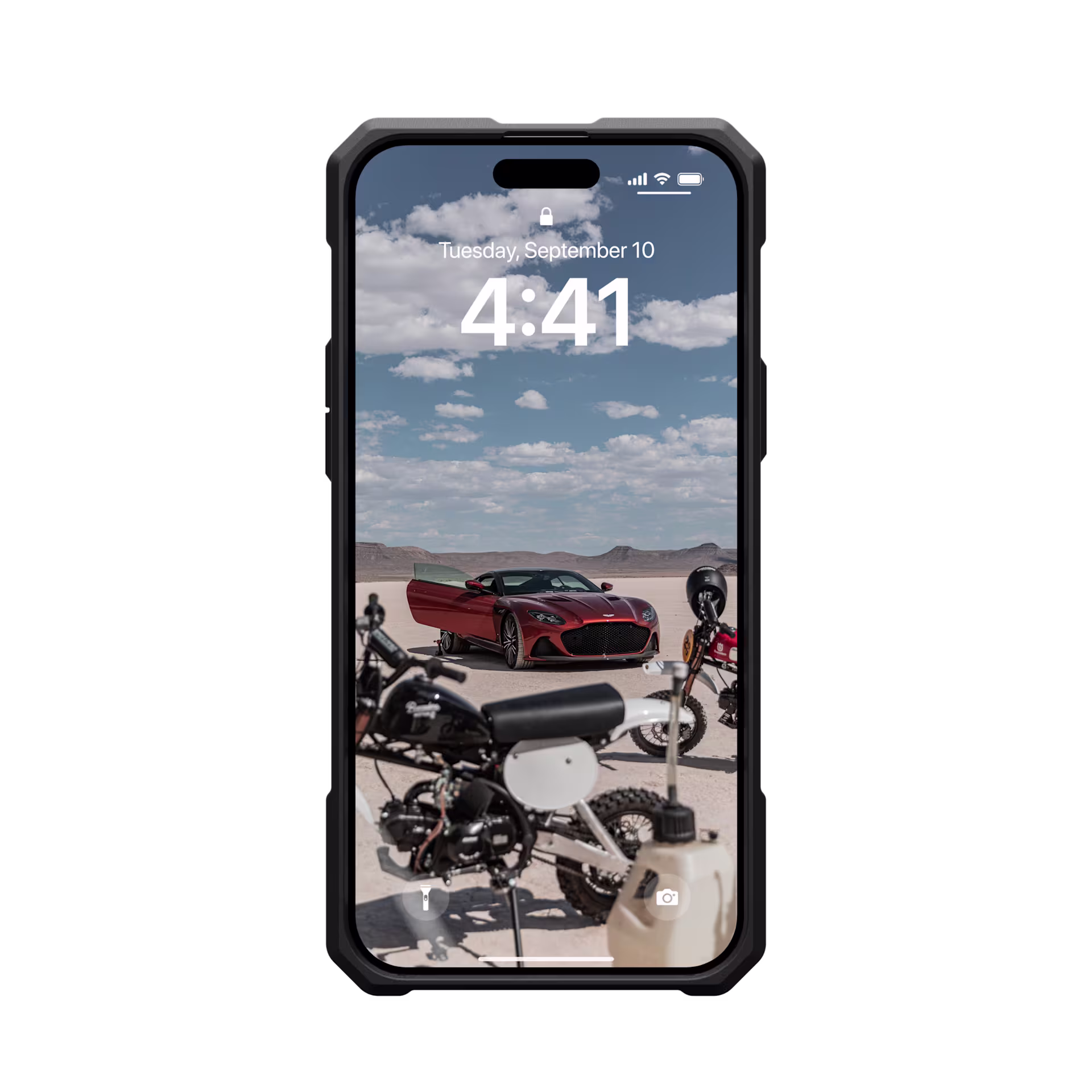 UAG Monarch Pro iPhone 15 Plus Case iPhone 15 Plus in Carbon Fiber detail view