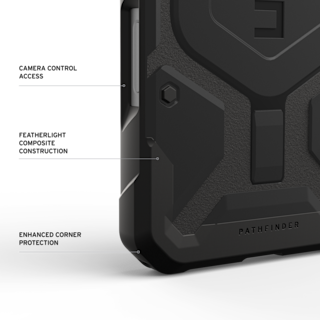 UAG Pathfinder iPhone 18 Pro Case iPhone 18 Pro in Black detail view