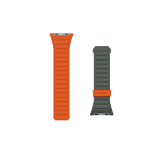 UAG Pathfinder Strap for Apple Watch Ultra 3, Ultra 2, & Ultra Apple Watch Ultra 3/Ultra 2/Ultra case in Ash/Active Lava