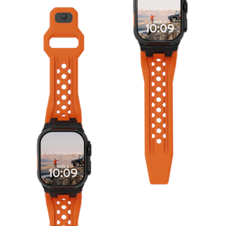 UAG Monarch Strap for Apple Watch Apple Watch case in Orange/Black Titanium
