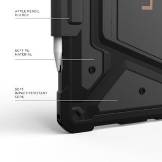 UAG Metropolis SE iPad Air 13" (M4, 3rd Gen, 2026) Folio Case iPad Air 13" (M4, 3rd Gen, 2026) in Black/Bronze