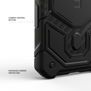 UAG Monarch Pro iPhone 18 Pro Case iPhone 18 Pro in Carbon Fiber detail view