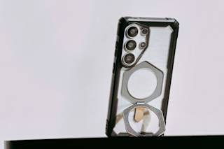 UAG Plasma XTE Galaxy S26 Ultra Case Galaxy S26 Ultra in Ash/Titanium lifestyle view