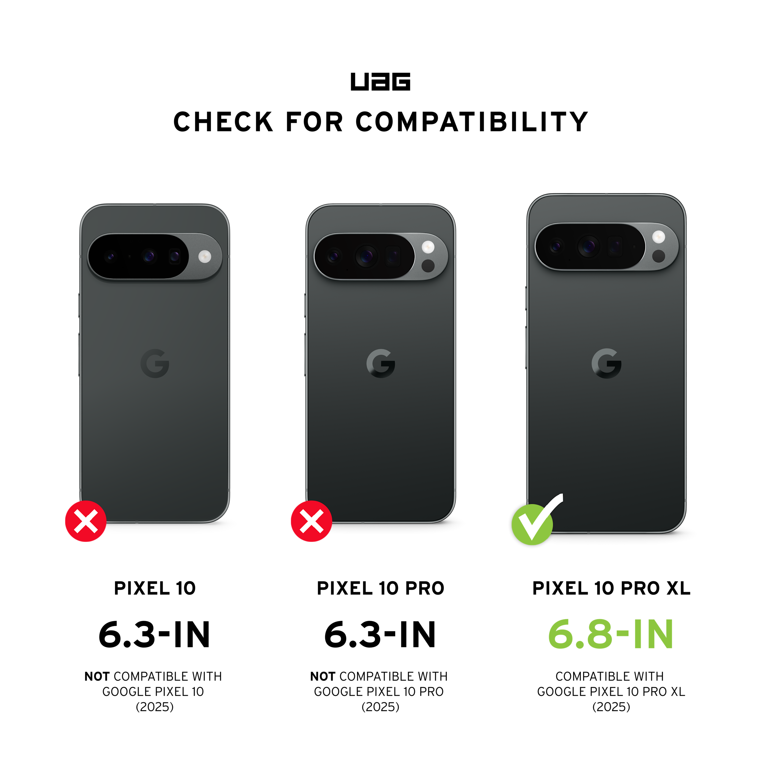 UAG Pixel 10 Pro XL Case Rugged 18ft Drop Protection, Magnetic