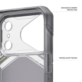 UAG Monarch Pro Veil iPhone 18 Pro Case iPhone 18 Pro in Veil Ash detail view