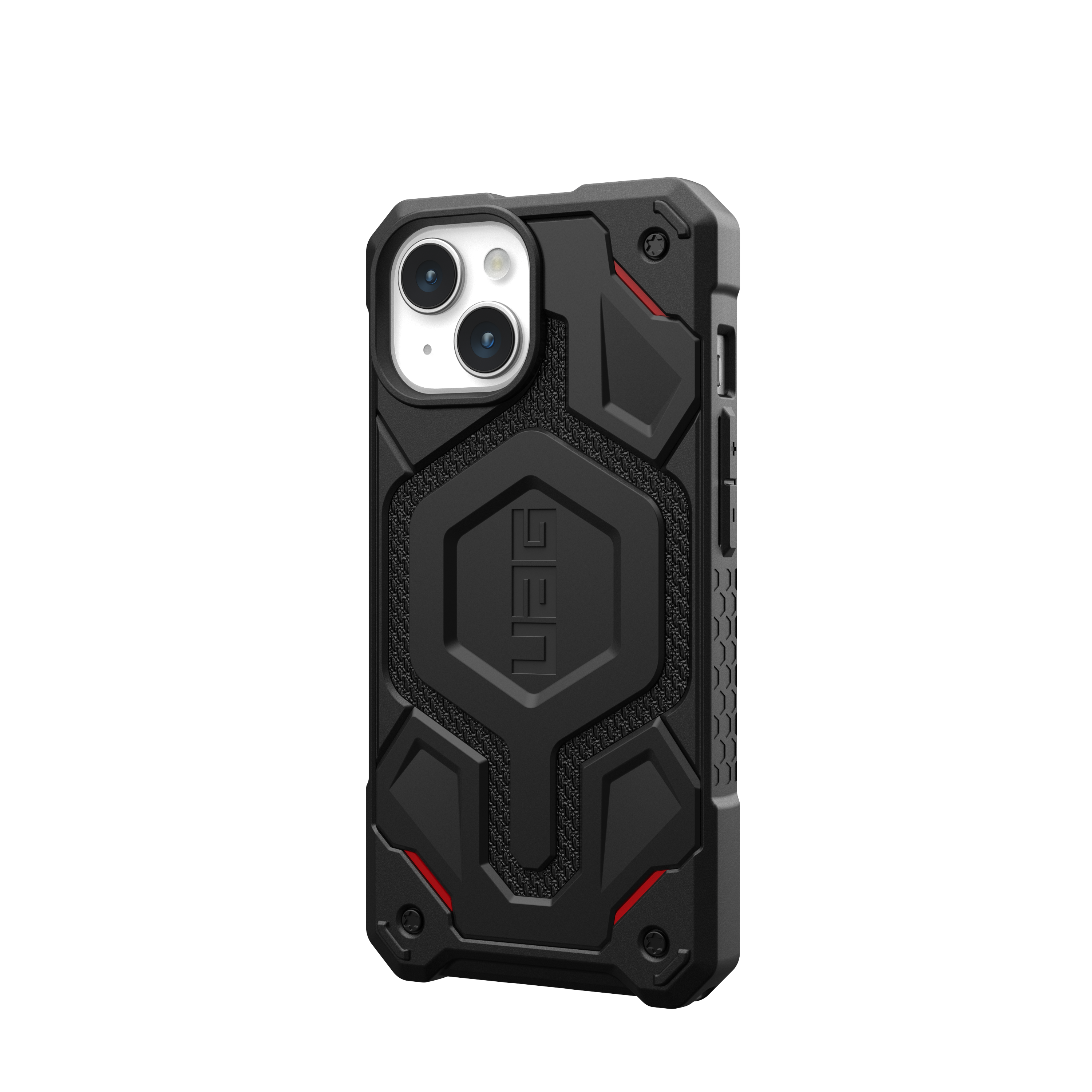 UAG iPhone 15 Pro Max Case 6.7 Monarch Pro Black, Made w/ Kevlar, MagSafe