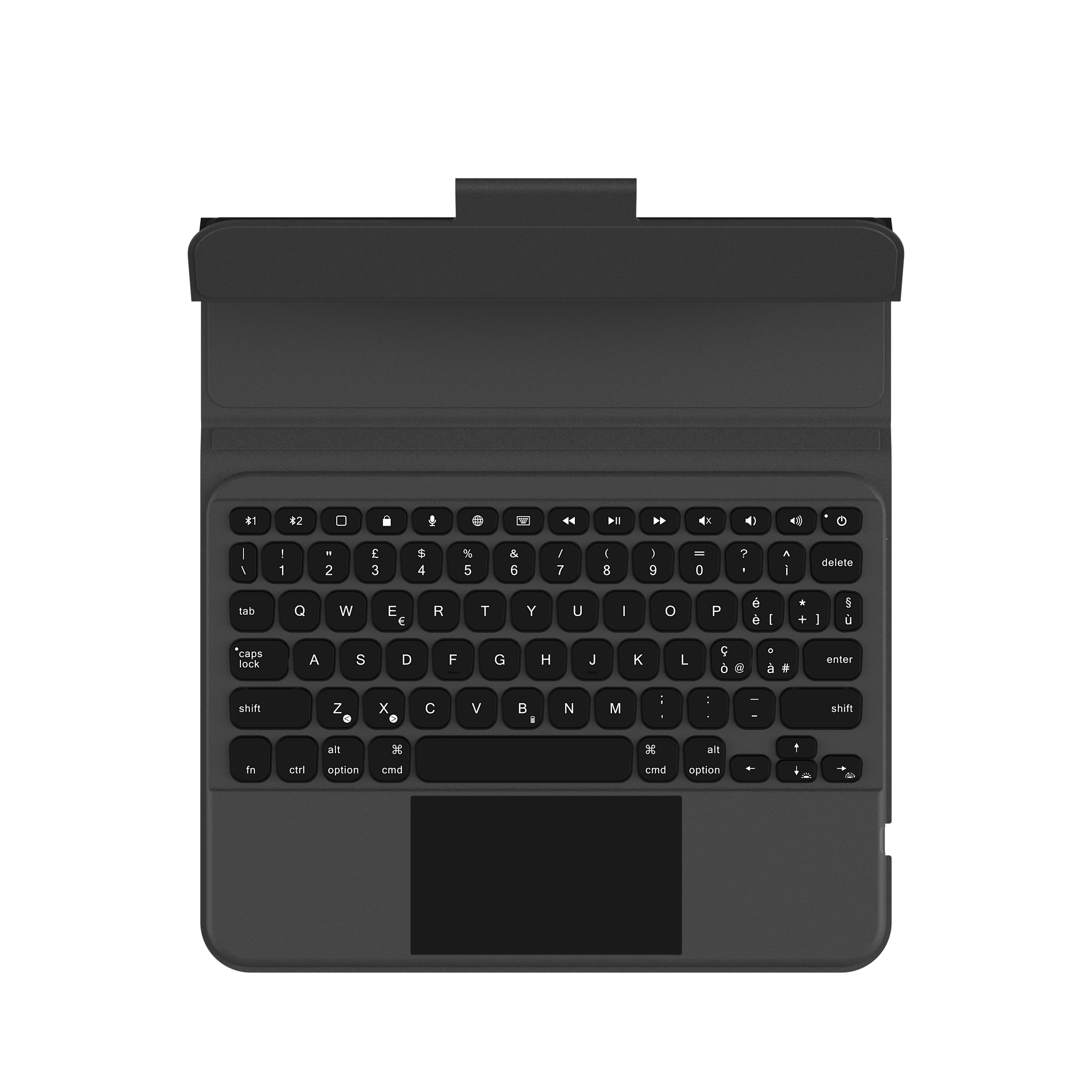 iPad用 UAG Bluetooth Rugged Keyboard Rugged Bluetooth Detachable Keyboard with Trackpad & Backlit Keys