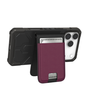 UAG Metropolis Vegan Leather MagSafe Wallet Wallets case in PU Deep Purple Synth