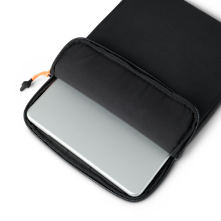 UAG 13" Scout Ultimate Sleeve MacBook Neo 13" case in Black/Grey detail view
