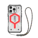 iPhone 16 Pro - Pathfinder Clear MagSafe Active Lava Case + Active Lava Lanyard