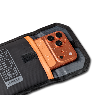 UAG Phone Recovery Pouch made with DRYOUT® Active Moisture-Removal Technology™ Backpacks case in Black