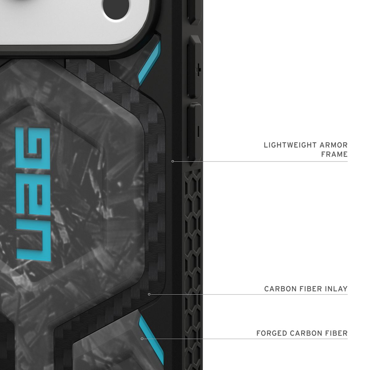 Forged Carbon Fiber iPhone 17 Pro Case - Limited Edition Monarch