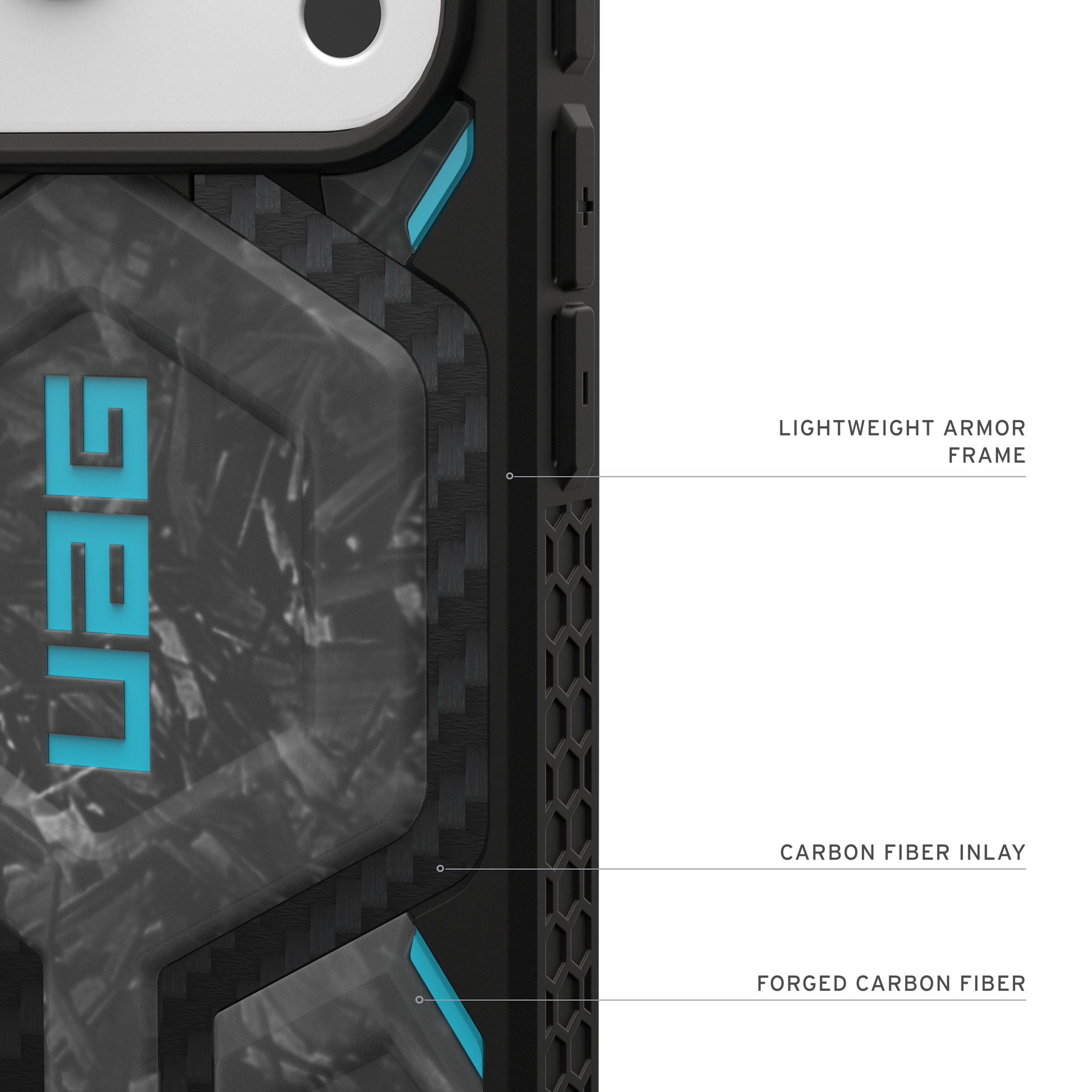 Forged Carbon Fiber iPhone 17 Pro Case - Limited Edition Monarch