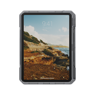 UAG Trooper iPad 11" (A16, 11th Gen, 2025) Case with Screen Protector iPad 11" (A16) (11th Gen, 2025) in Ice/Ash detail view