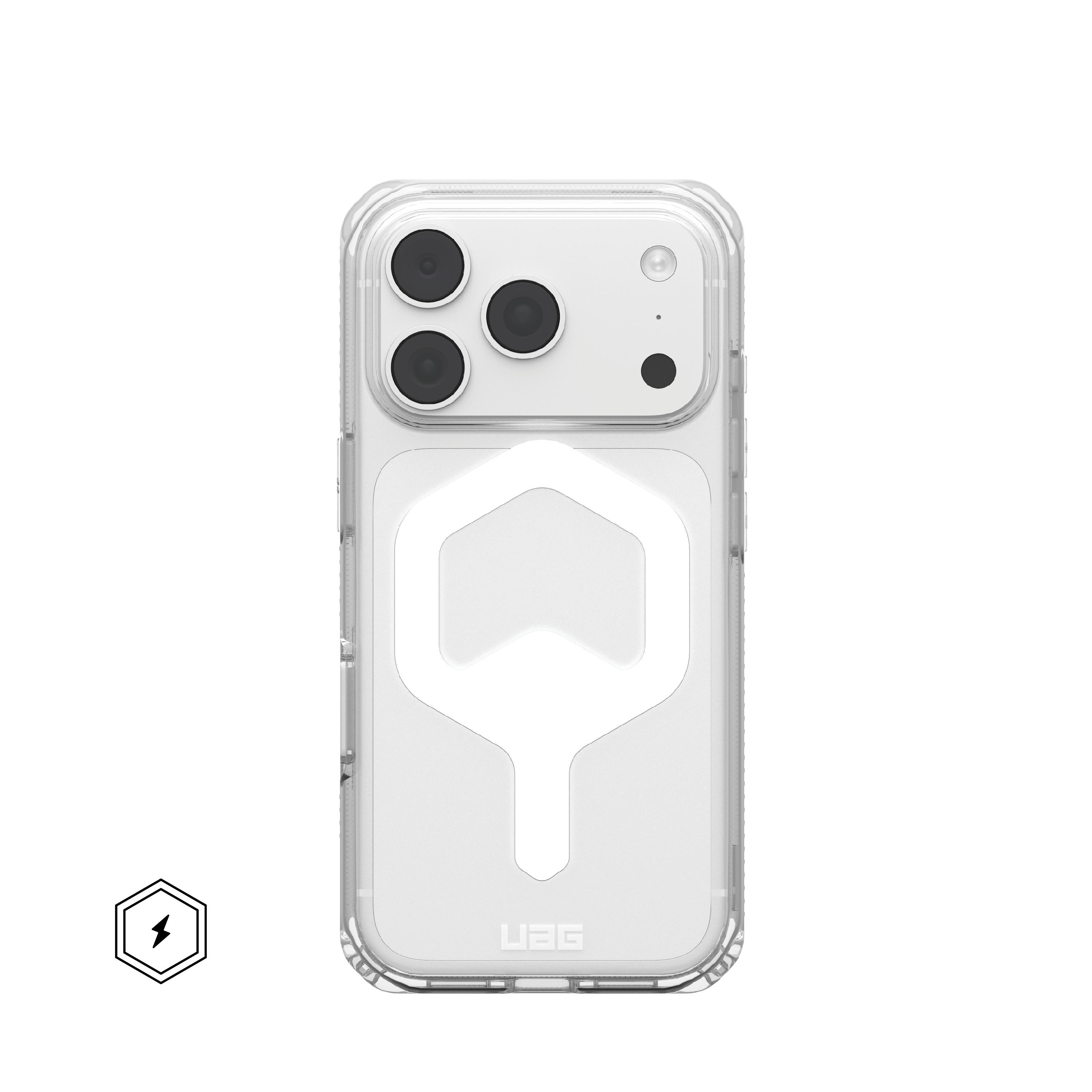 UAG Case 16ft Drop Protection, Clear Slim Design, Camera Control