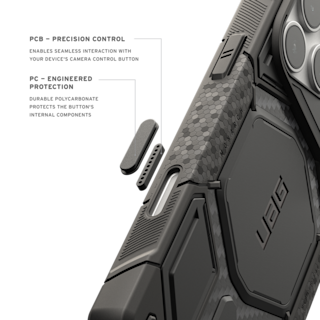 UAG Monarch Pro iPhone 18 Pro Case iPhone 18 Pro in Carbon Fiber detail view