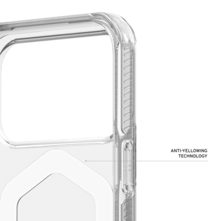UAG Plyo iPhone 18 Pro Case iPhone 18 Pro in Ice/White detail view