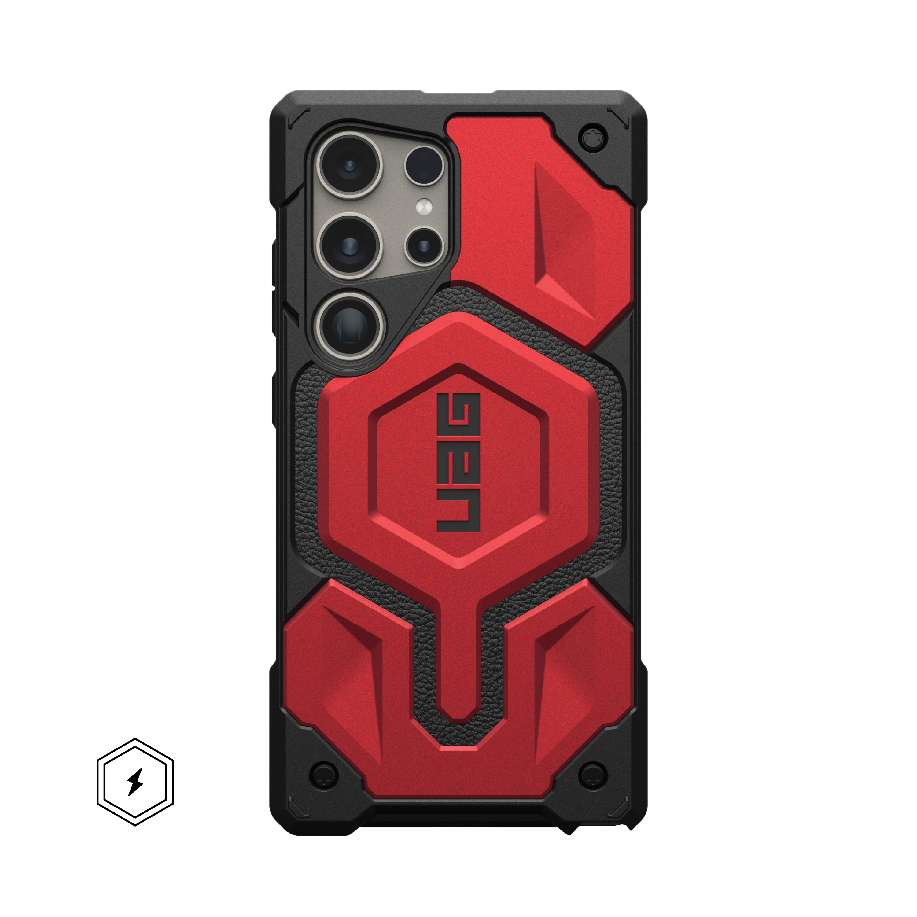 Urban Armor Gear Monarch Pro Series Galaxy S24 Ultra Case | Crimson