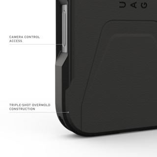 UAG Civilian iPhone 18/17 Pro Case iPhone 18 Pro in Black detail view
