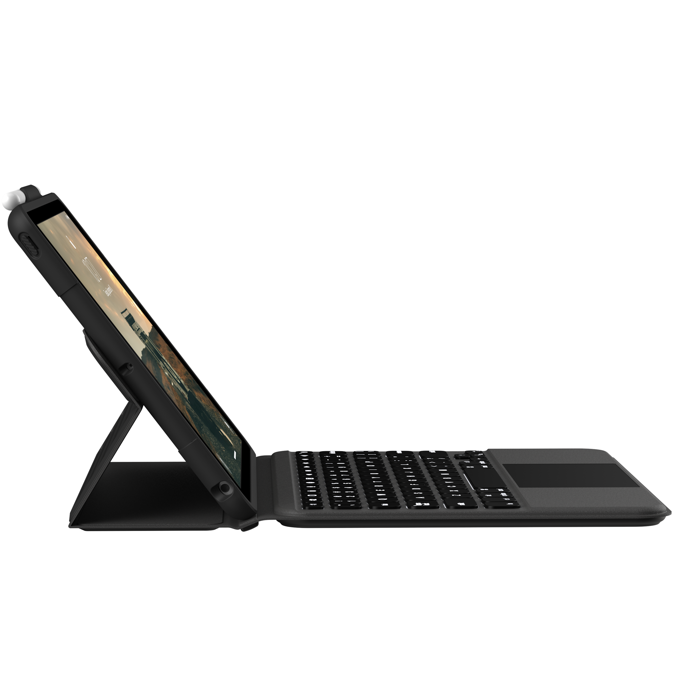 Rugged Bluetooth Detachable Keyboard with Trackpad & Backlit Keys