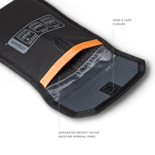 UAG Phone Recovery Pouch made with DRYOUT® Active Moisture-Removal Technology™ Backpacks case in Black