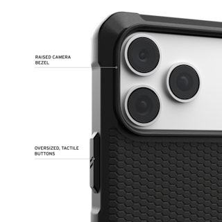 UAG Metropolis LT Tact Armr iPhone 18/17 Pro Case iPhone 18 Pro in Black / Metropolis LT Tact Armr detail view