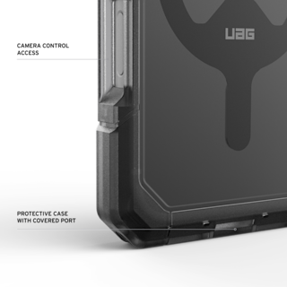 UAG Trooper iPhone 18/17 Pro Case iPhone 18 Pro in Ash detail view