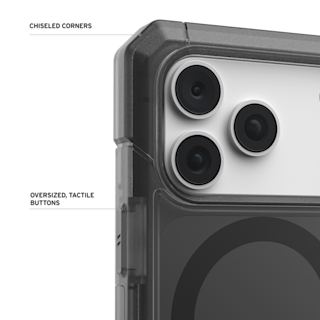 UAG Trooper iPhone 18/17 Pro Case iPhone 18 Pro in Ash detail view