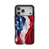 Civilian LT Case With MagSafe For iPhone - USA Flag Waving Special Edition